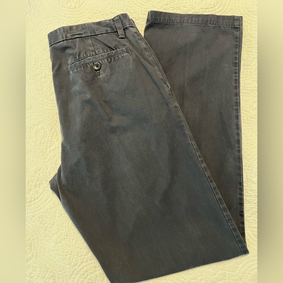 Men's Washed Navy/Gray Chino Pants~ - Picture 1 of 9